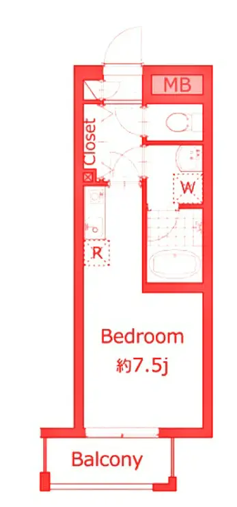 レジオン緑園都市 2階階 間取り
