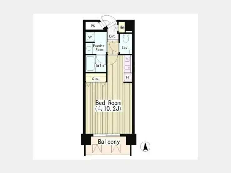 SUN恵比寿 4階階 間取り