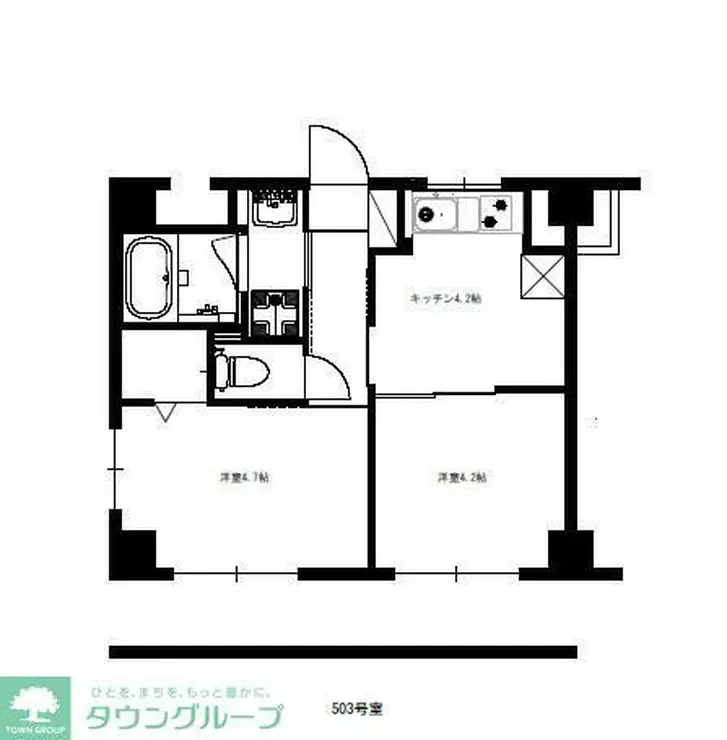 マ・ジュール 5階階 間取り