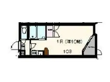 プランドビル八幡II(ワンルーム/2階)の間取り写真