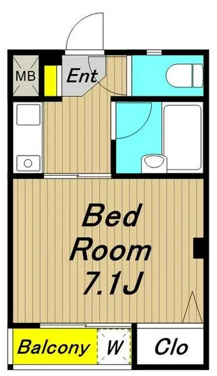 アヴェニール高井戸 1階階 間取り