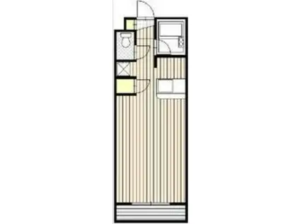 第2サンコーハイツ(1K/2階)の間取り写真