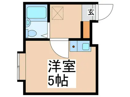 KSGマリーン三ツ堀III(ワンルーム/1階)の間取り写真