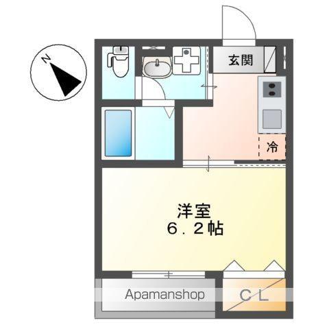 A.C.GRANDAGE(1K/3階)の間取り写真