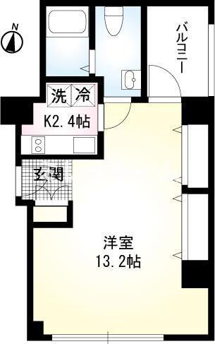 LUMIERE南品川A(1K/3階)の間取り写真