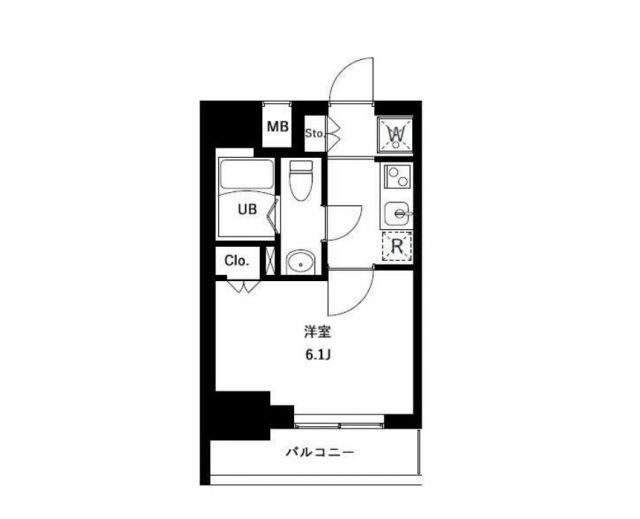 アーバンパークお花茶屋(1K/7階)の間取り写真