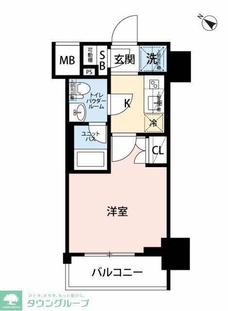 マイナビSTAY横浜大通パークストリート(1K/11階)の間取り写真