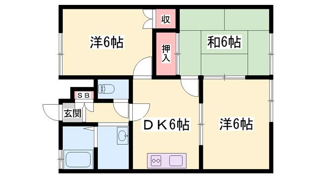 レスプランドル B棟