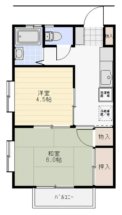 パールハイツ 2階階 間取り