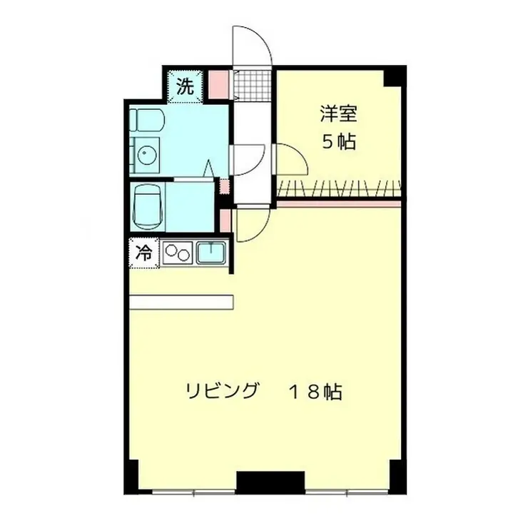 NICアーバンプラザ天王町 5階階 間取り