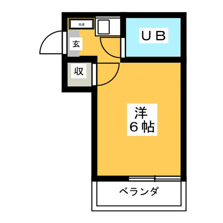 メゾン生田 2階階 間取り