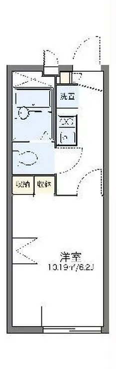 レオパレス西船ガーデンコート 1階階 間取り