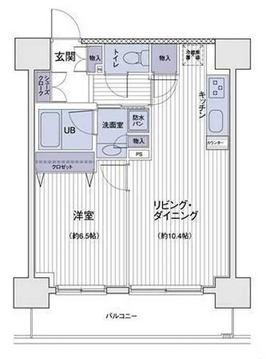エスティメゾン大島 14階階 間取り