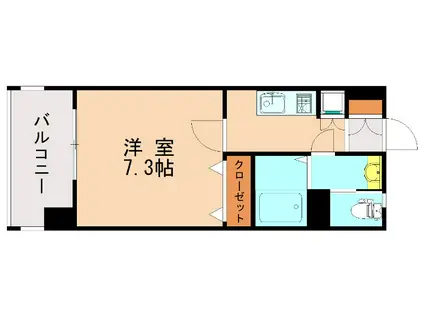 サヴォイ博多エレメンツ(1K/9階)の間取り写真