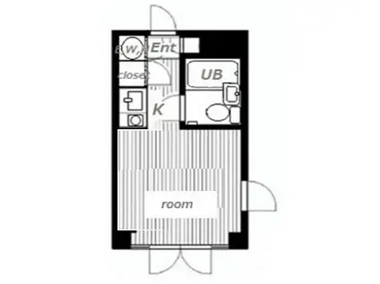 エルミ東十条(ワンルーム/3階)の間取り写真