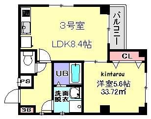 PARK HILLS SHINJYUKU(1LDK/4階)の間取り写真
