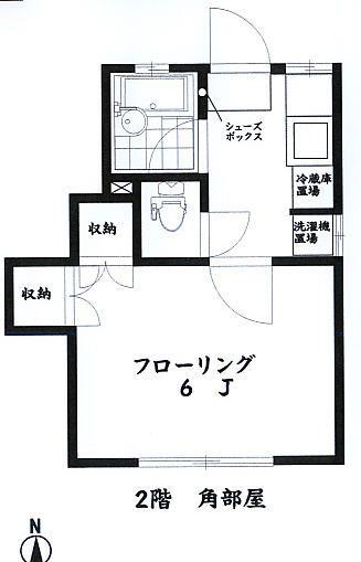 マルヨシコーポ82(1K/2階)の間取り写真