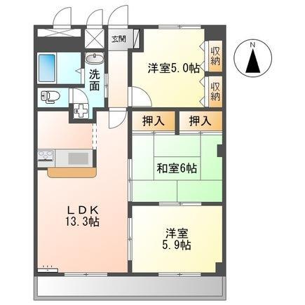 エル21(3LDK/3階)の間取り写真