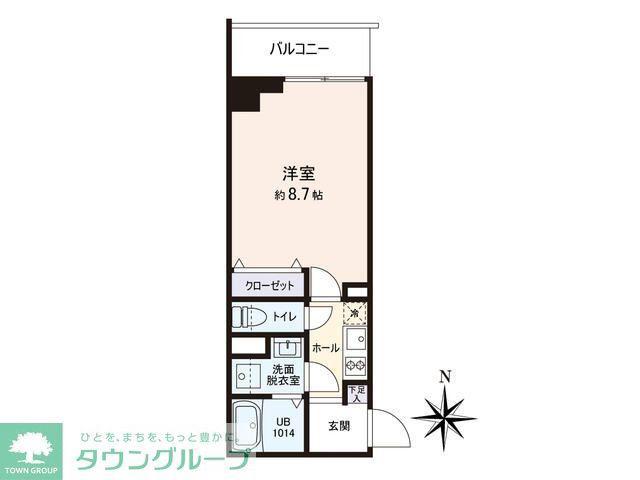 VISTA豊島(1K/2階)の間取り写真