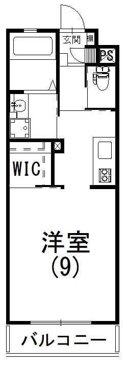  リライフ富塚(1K/3階)の間取り写真