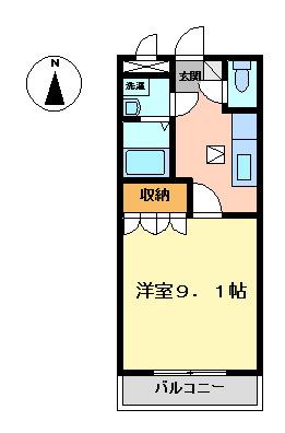 レジデンス リバティ(1K/1階)の間取り写真
