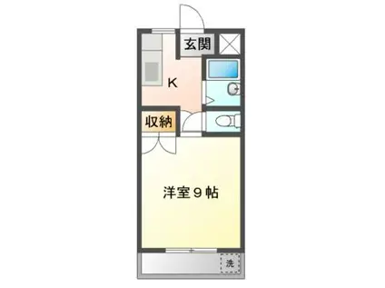 南松永レジデンス(1K/6階)の間取り写真