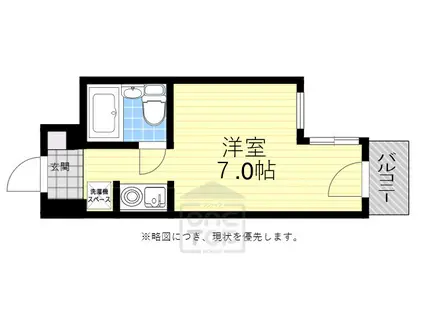 リアライズ阪急吹田2(ワンルーム/2階)の間取り写真