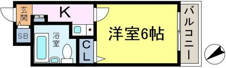 イクス新小岩 4階階 間取り