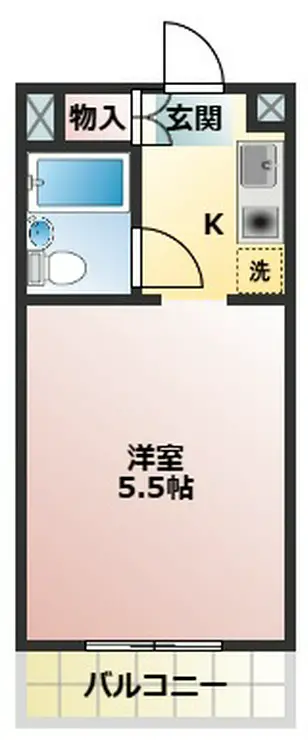 パティオ滝野川壱番館 2階階 間取り