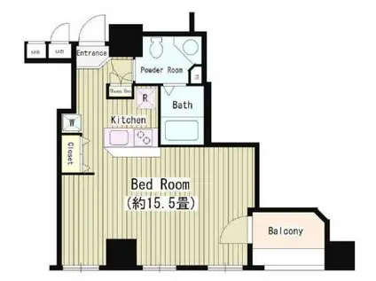 KS麹町(ワンルーム/8階)の間取り写真