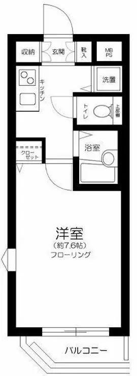 ヴェルト柿の木坂 5階階 間取り
