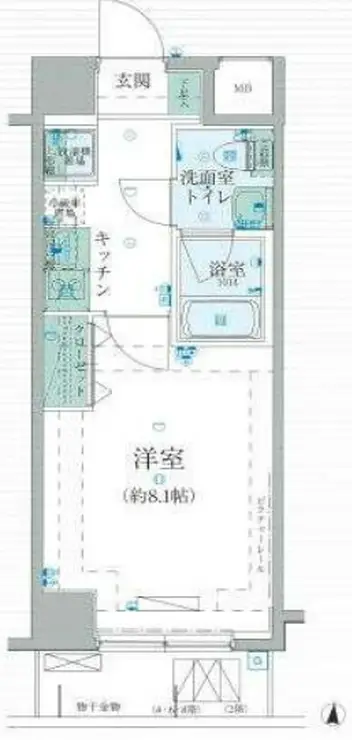 リヴシティ清澄白河 2階階 間取り