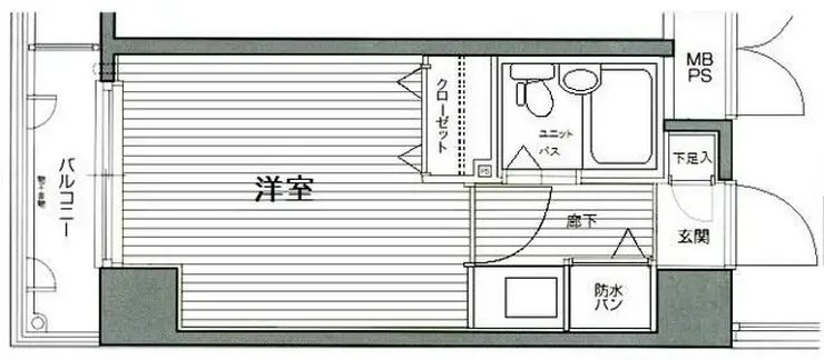 ガラ・シティ白金台 8階階 間取り