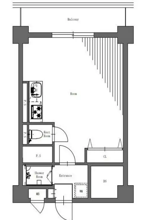 渋谷藤和コープ 4階階 間取り