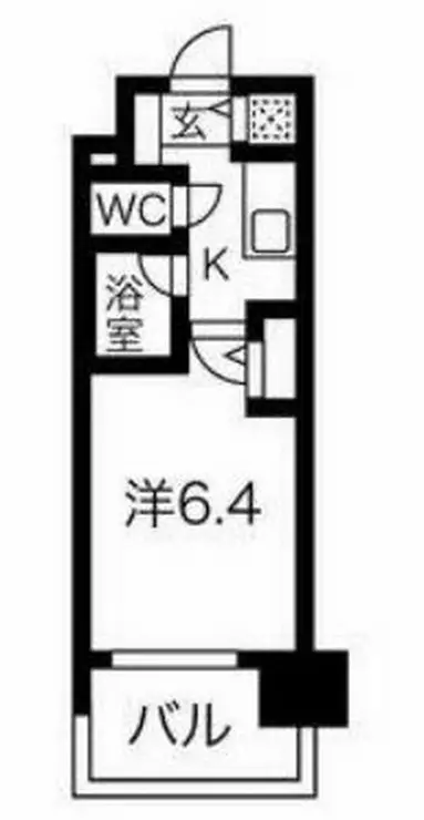 アーバイルスパシエ芝浦BAY-SIDE 2階階 間取り