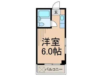 シェモワ常磐松(ワンルーム/3階)の間取り写真