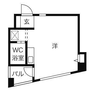 G&Y東桜(ワンルーム/7階)の間取り写真