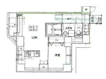CREALPREMIER浅草 CREALPREMIER浅草(1LDK/4階)の間取り写真