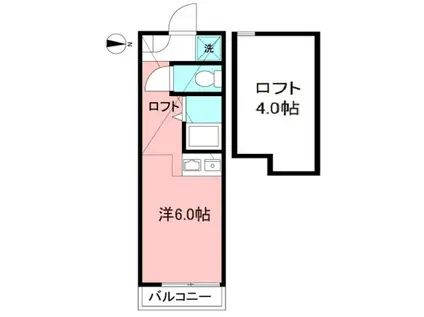 アネックス日吉(ワンルーム/2階)の間取り写真