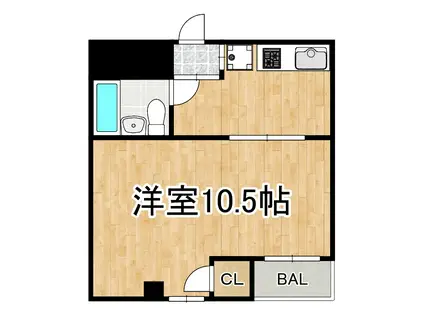 リアライズ新大阪駅東(1DK/3階)の間取り写真