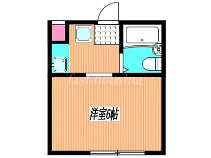 ヴィスタ国分寺(1K/3階)の間取り写真