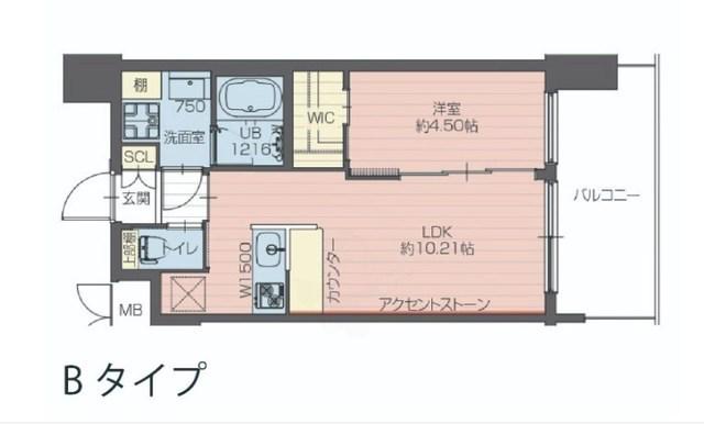 プレジオ大正(1LDK/12階)の間取り写真