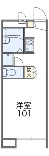 レオパレスせいざん(1K/2階)の間取り写真