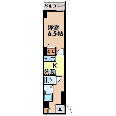 MODERN PALAZZO 眼鏡橋(1K/1階)の間取り写真