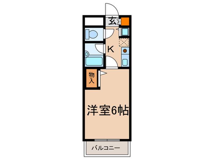 ソル・デ・アブエラ(1K/3階)の間取り写真