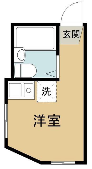ライフピアビスタ(ワンルーム/1階)の間取り写真