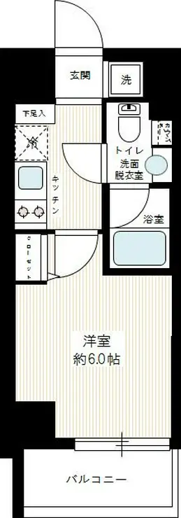 スパシエロッサ池袋 3階階 間取り