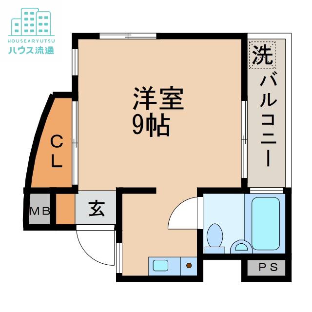 サンアイコーポ城山(ワンルーム/3階)の間取り写真