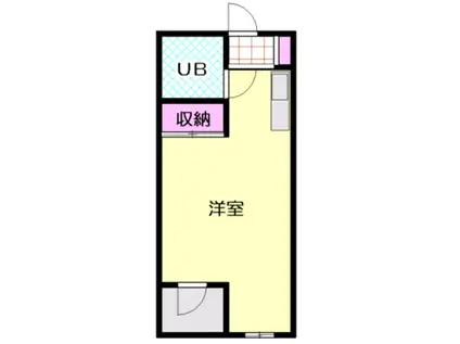マンションM&T(ワンルーム/3階)の間取り写真