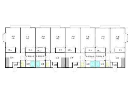 パレスリゾン(2K/1階)の間取り写真